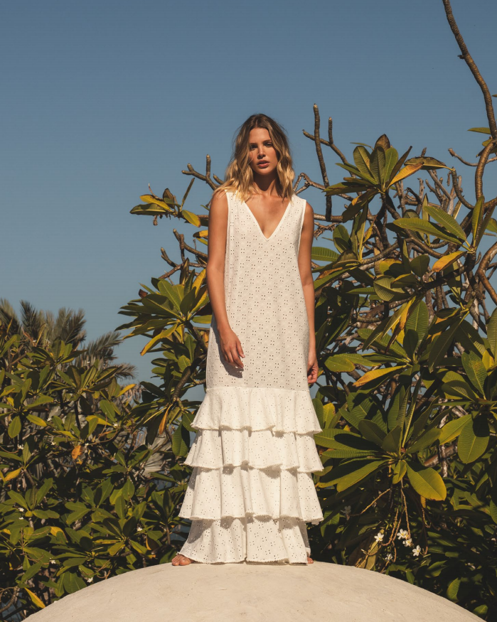 Shashi White Ness Dress
