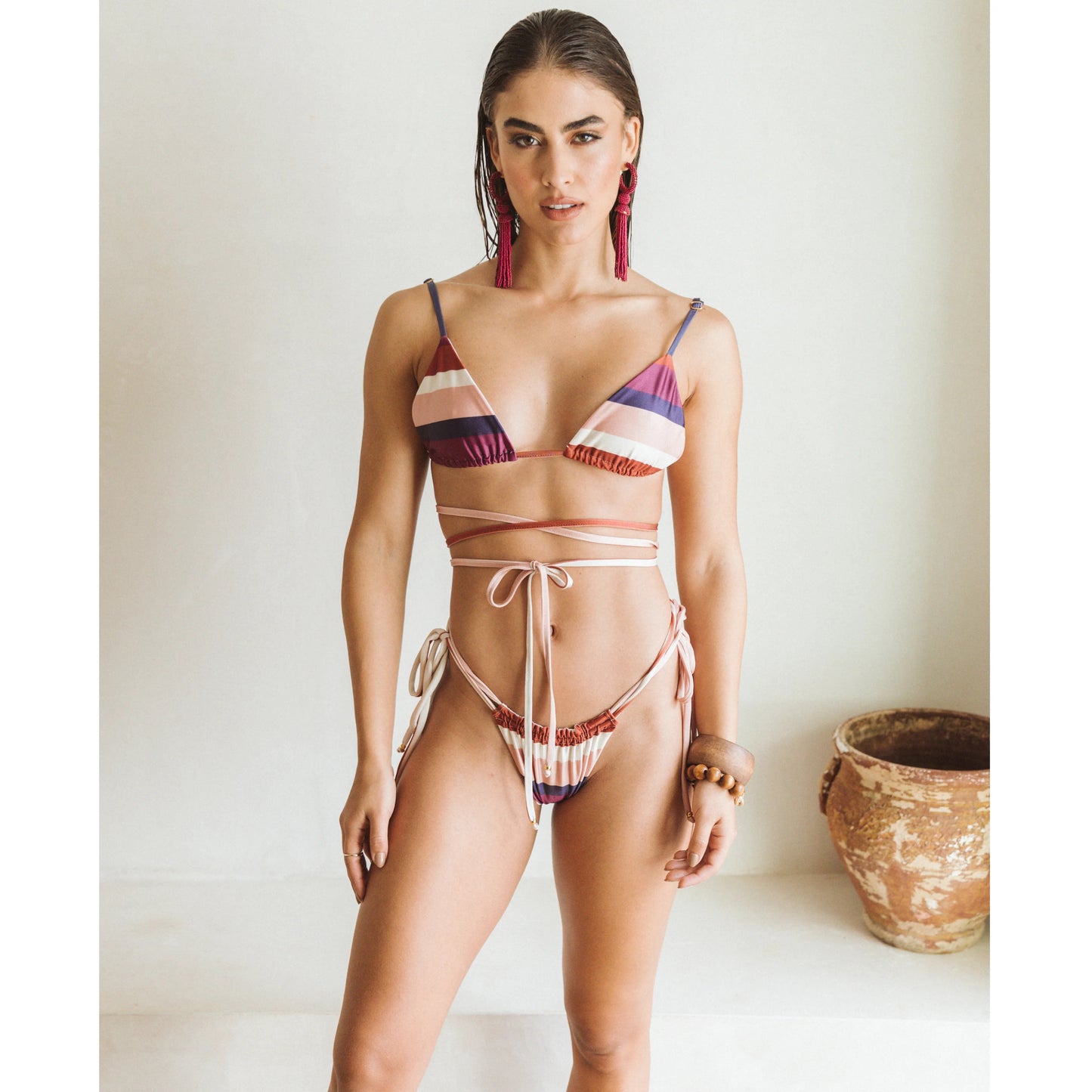 Indigo Stripes Bikini